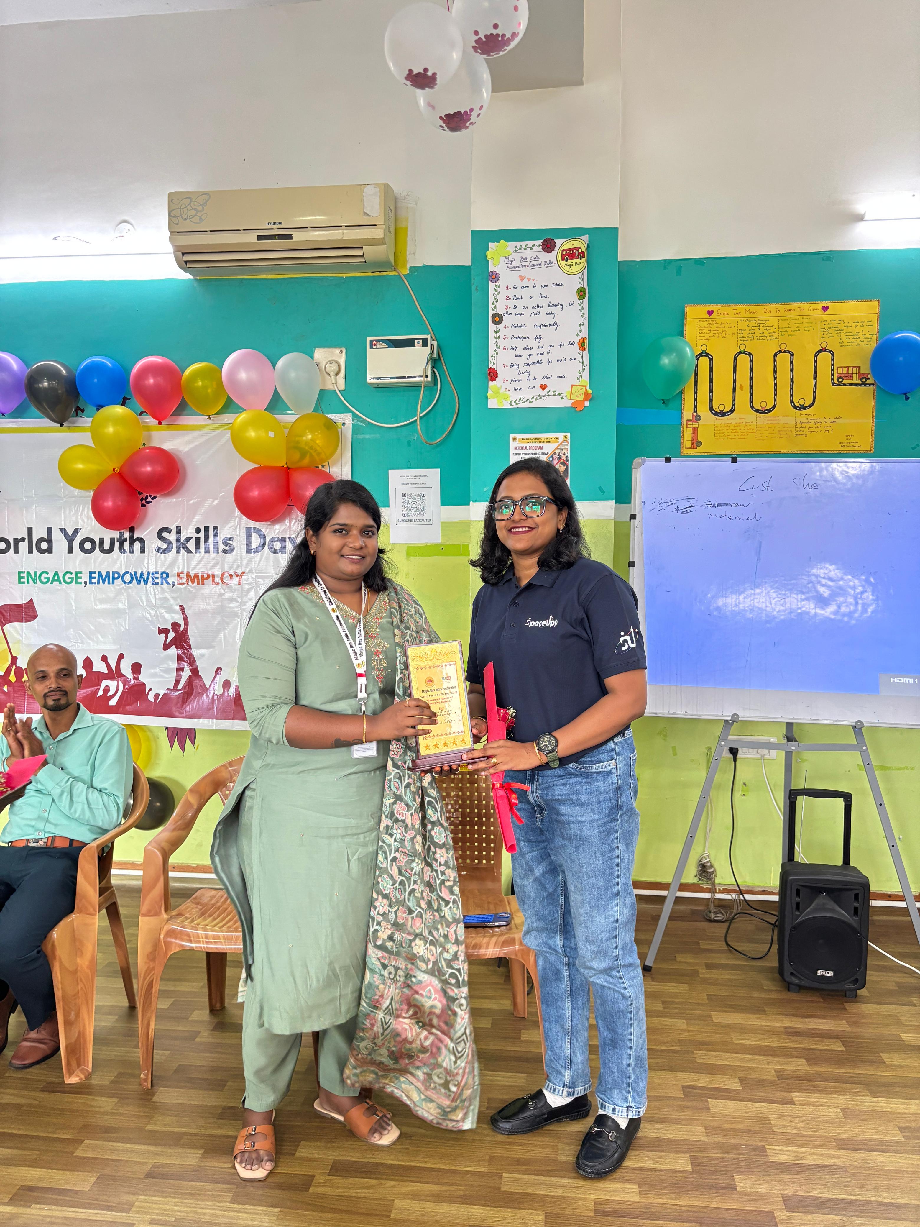 World Youth Skills Day celebration with SpaceUpp award presentation